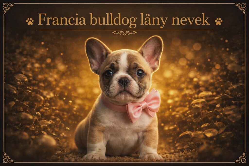 francia bulldog lány nevek – cuki francia bulldog kiskutya