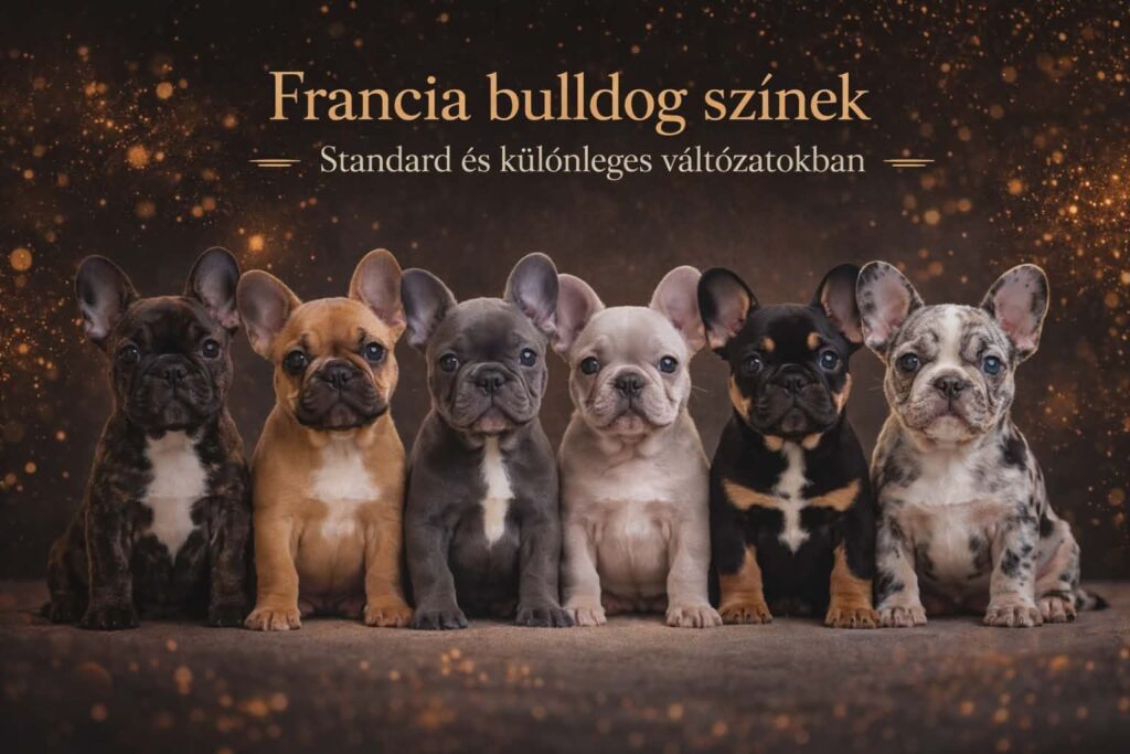 Francia bulldog színek – standard és különleges változatok (brindle, fawn, blue, lilac, merle, black and tan)