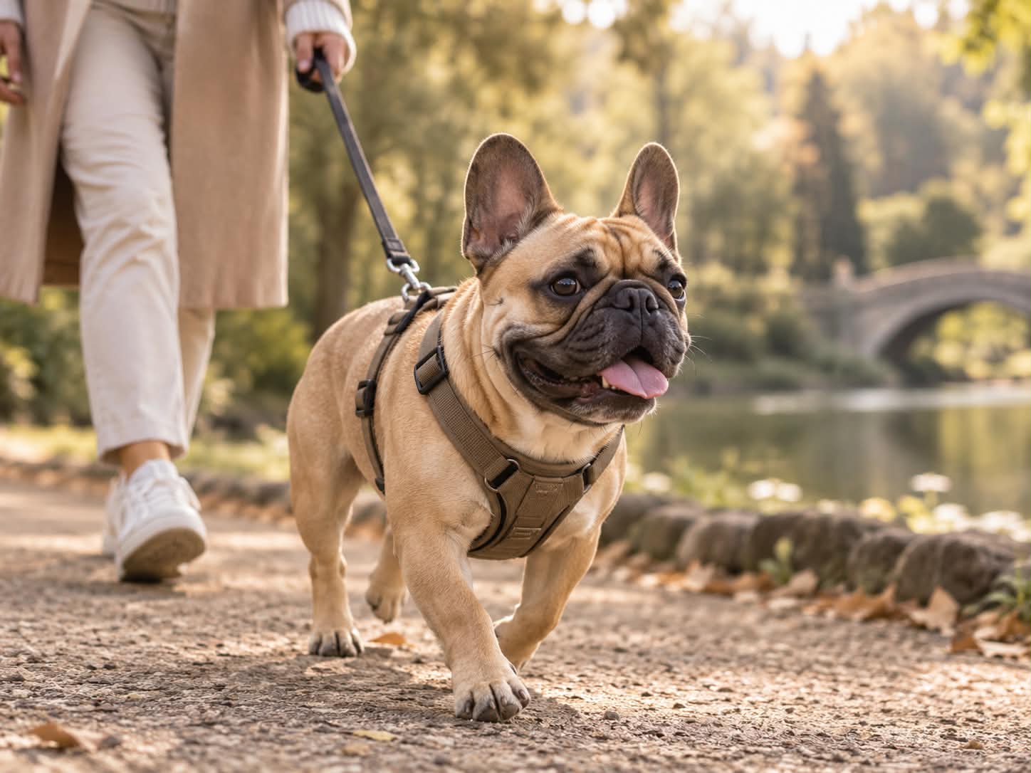 Francia bulldog hasznos tipp séta